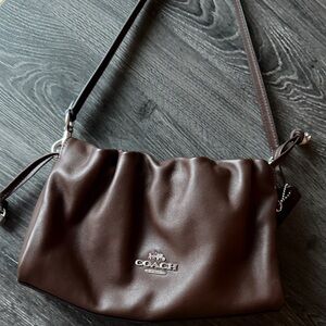 Coach Dark Brown Leather Crossbody Bag